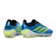 Adidas Scarpa Predator Low Elite FG Blu Neon Lime