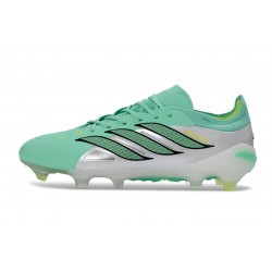 Adidas Scarpa Predator Low Elite FG Verde Argento