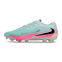 Scarpa Nuovo Nike Phantom 6 Low Elite FG Pistachio Frost Rosa Nero