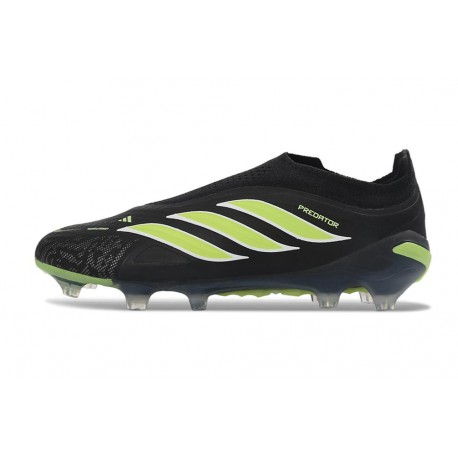 Scarpe da Calcio Adidas Predator LL Elite FG Nero Verde Lime