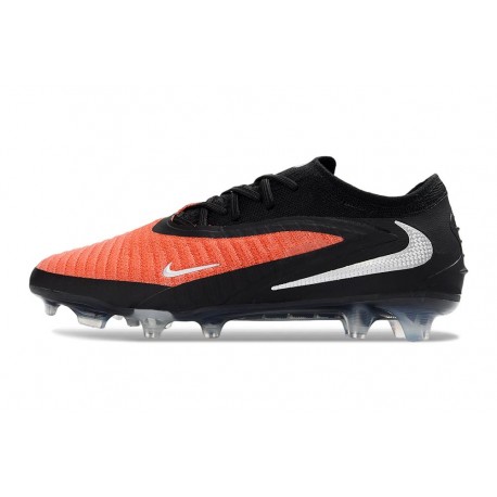 Scarpa Nuovo Nike Phantom 6 Low Elite FG Rosso Nero