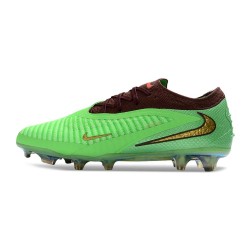 Scarpa Nuovo Nike Phantom 6 Low Elite FG Verde Oro