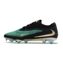 Scarpa Nuovo Nike Phantom 6 Low Elite FG Vert Noir Or