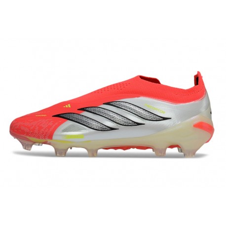 Scarpe da Calcio Adidas Predator LL Elite FG Rosso Bianco Nero
