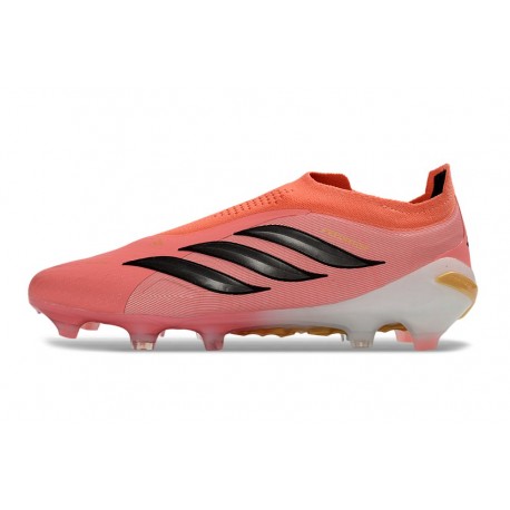 Scarpe da Calcio Adidas Predator LL Elite FG Rosa Nero