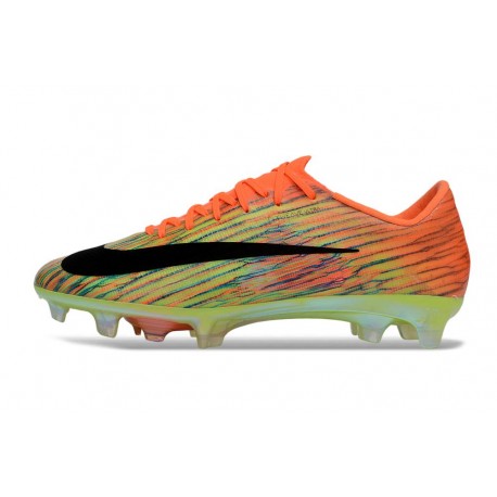 Nike Scarpe Air Zoom Mercurial Vapor 17 Elite FG Arancio Verde Nero