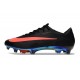 Nike Scarpe Air Zoom Mercurial Vapor 17 Elite FG Nero Arancione