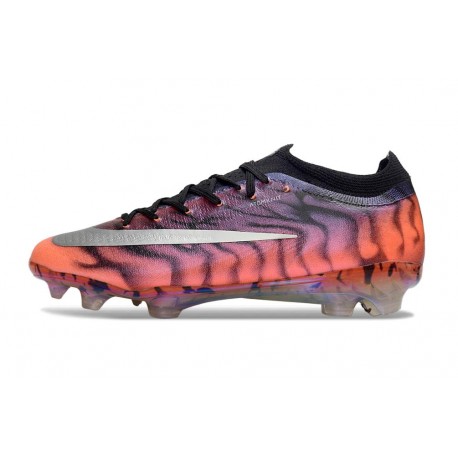 Nike Scarpe Air Zoom Mercurial Vapor 17 Elite FG Arancio Nero Argento