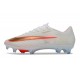 Nike Scarpe Air Zoom Mercurial Vapor 17 Elite FG Bianco Rosso Argento