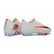 Nike Scarpe Air Zoom Mercurial Vapor 17 Elite FG Bianco Rosso Argento