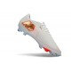 Nike Scarpe Air Zoom Mercurial Vapor 17 Elite FG Bianco Rosso Argento