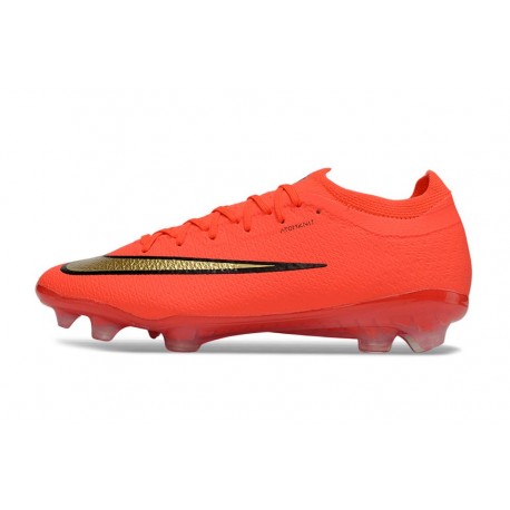 Nike Scarpe Air Zoom Mercurial Vapor 17 Elite FG Rosso Oro