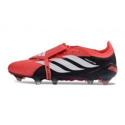 Scarpe da Calcio Adidas Predator 26 Elite FT FG Rosso Nero Bianco