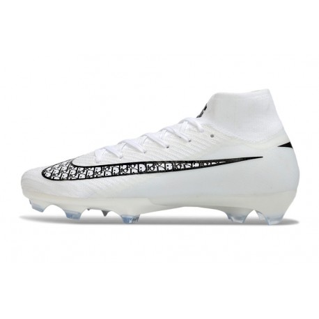 Nike Zoom Mercurial Superfly X Elite FG Bianco Nero