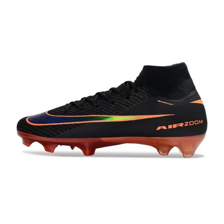 Nike Zoom Mercurial Superfly X Elite FG Nero Arancione
