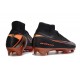 Nike Zoom Mercurial Superfly X Elite FG Nero Arancione