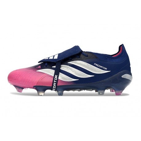 Scarpe da Calcio Adidas Predator 26 Elite FT FG Rosa Blu Argento
