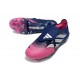 Scarpe da Calcio Adidas Predator 26 Elite FT FG Rosa Blu Argento