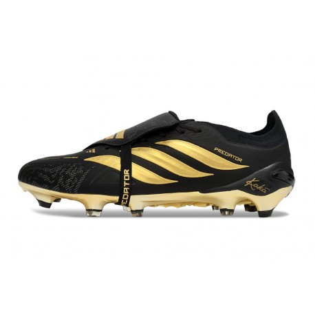 Scarpe da Calcio Adidas Predator 26 Elite FT FG Nero Oro