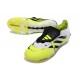 Scarpe da Calcio Adidas Predator 26 Elite FT FG Bianco Nero Giallo