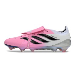 Scarpe da Calcio Adidas Predator 26 Elite FT FG Rosa Nero Bianco