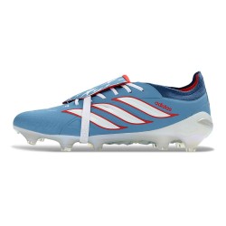 Scarpe da Calcio Adidas Predator 26 Elite FT FG Ray Blu Bianco Rosso