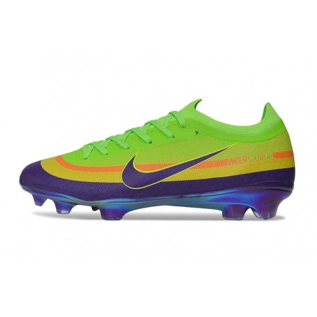 Nike Air Zoom Mercurial Vapor 17 Elite FG Nuovo Verde Violet