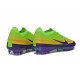 Nike Air Zoom Mercurial Vapor 17 Elite FG Nuovo Verde Violet