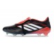 Scarpe da Calcio Adidas Predator 26 Elite FT FG Nero Bianco Rosso