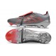 Scarpe da Calcio Adidas Predator 26 Elite FT FG Grigio Rosso