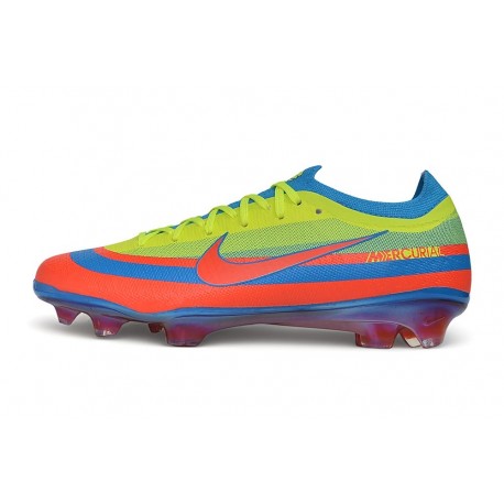 Nike Air Zoom Mercurial Vapor 17 Elite FG Nuovo Rosso Blu Jaune