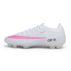 Scarpe da Calcio Nike Mercurial Vapor XVII Elite FG CR7 Bianco Rosa