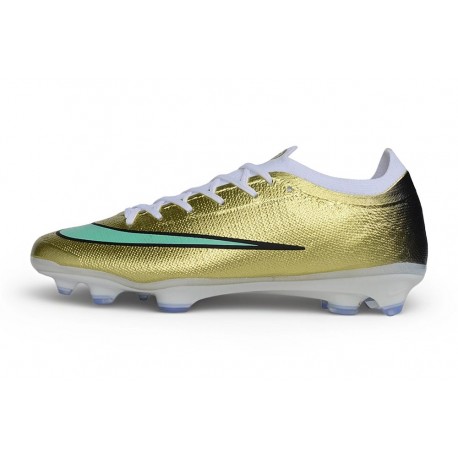 Scarpe da Calcio Nike Mercurial Vapor XVII Elite FG Oro Verde