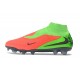 Scarpe da Calcio Nike Phantom 6 High Elite FG Hot Punch Nero Verde Strike