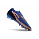 Scarpe da Calcio Nike Phantom 6 L Elite FG Blu Marino Bronzo Metallizzato