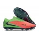 Scarpe da Calcio Nike Phantom 6 L Elite FG Rosso Verde