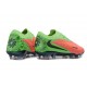 Scarpe da Calcio Nike Phantom 6 L Elite FG Rosso Verde