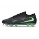 Scarpe da Calcio Nike Phantom 6 L Elite FG Nero Illusion Verde