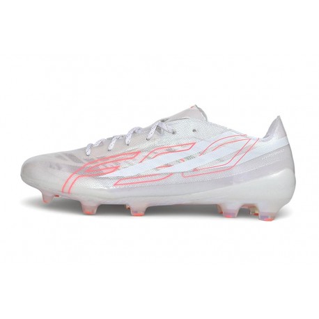 Scarpa da Calcio adidas F50 Hyperfast Evo FG Bianco Rosa