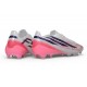 Scarpa da Calcio adidas F50 Hyperfast Evo FG Bianco Nero Rosa
