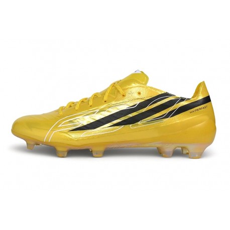Scarpa da Calcio adidas F50 Hyperfast Evo FG Oro Nero