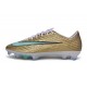 Nike Air Zoom Mercurial Superfly XI Elite FG Mtlc Oro Verde luminescente