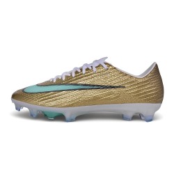 Nike Air Zoom Mercurial Superfly XI Elite FG Mtlc Oro Verde luminescente