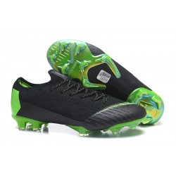 Nike Mercurial Vapor 12 Elite FG Scarpe da Uomo - Nero Verde