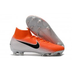 Nike Mercurial Superfly VI Elite FG Scarpa da Calcio - Arancio Bianca