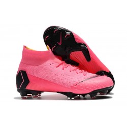 Scarpe Nuova Nike Mercurial Superfly 6 Elite FG - Rosa Nero