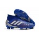 Nuovo Scarpa adidas Predator 19+ FG - Blu Argento