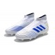 Nuovo Scarpa adidas Virtuso Predator 19+ FG - Bianco Blu