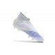 Nuovo Scarpa adidas Virtuso Predator 19+ FG - Bianco Blu