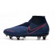 Nike Phantom VSN Elite DF SG-PRO Anti-Clog Blu Rosso